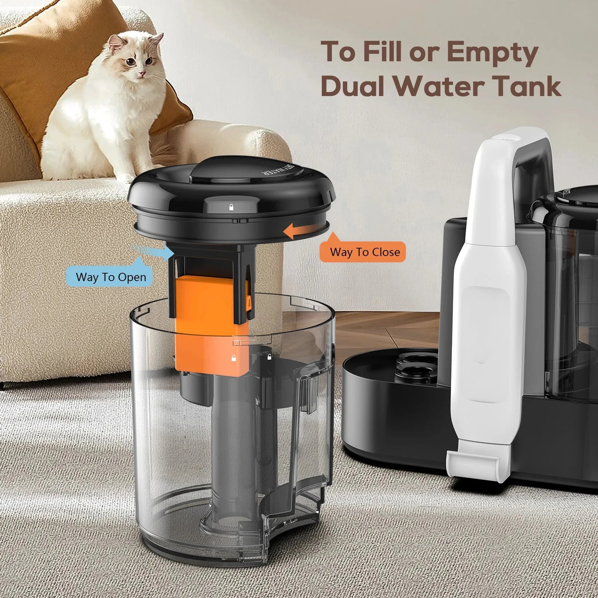 Teendow C5 – 500W Portable Spot Cleaner, 11 kPa Suction