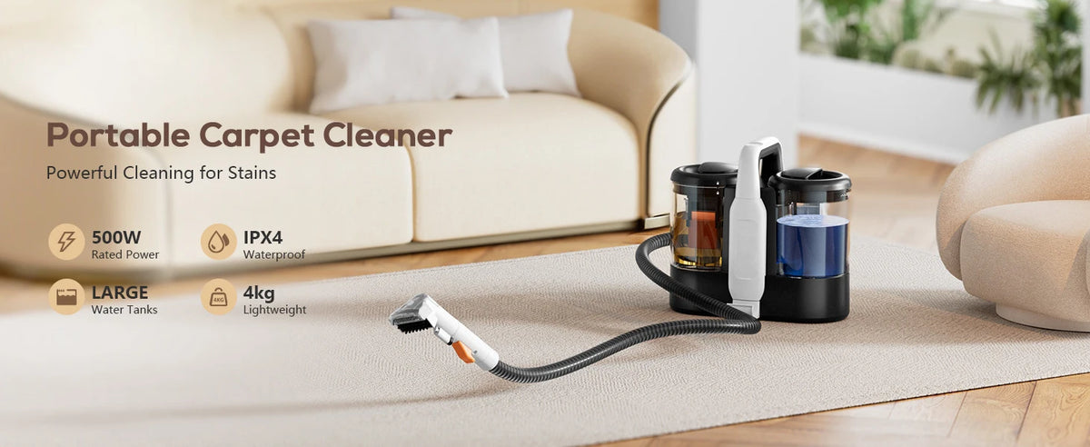 Teendow C5 – 500W Portable Spot Cleaner, 11 kPa Suction