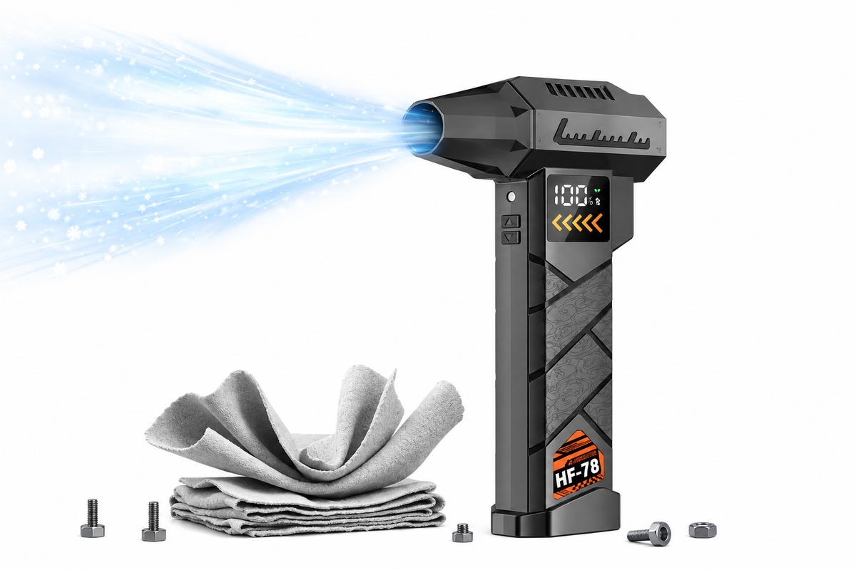 HFX04 – Souffleur & Aspirateur d’Air Sans Fil