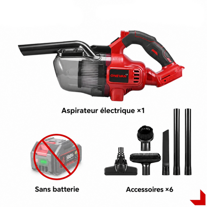 ONEVAN – 18V Cordless Vacuum Cleaner, up to 1000W power