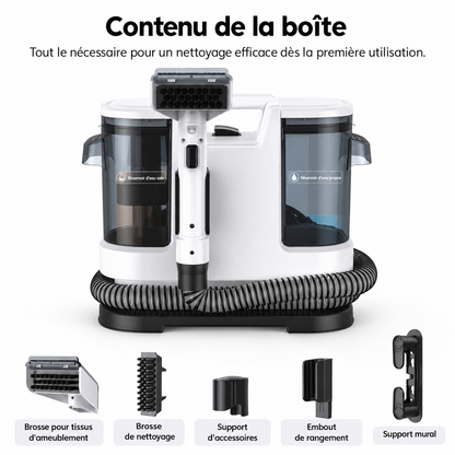 Lubluelu V8 – 800W Hot Water Spot Cleaner, 15 kPa Suction