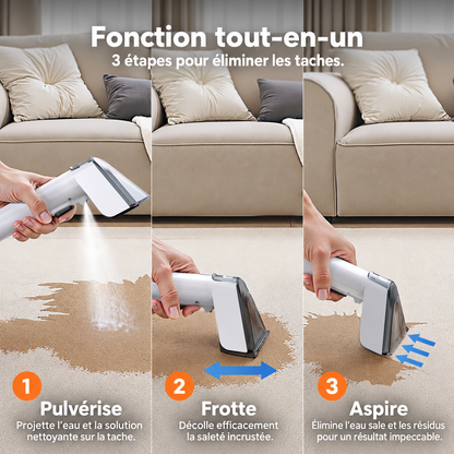 Lubluelu V8 – 800W Hot Water Spot Cleaner, 15 kPa Suction