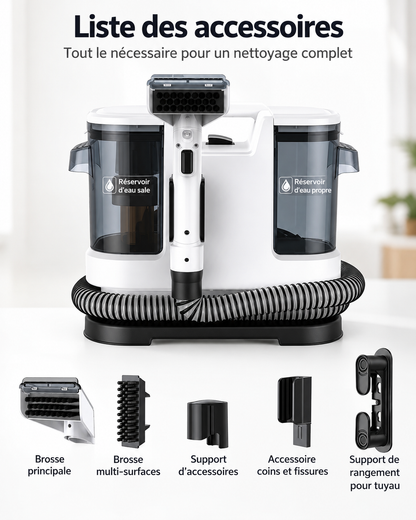 Lubluelu V8 – 800W Hot Water Spot Cleaner, 15 kPa Suction