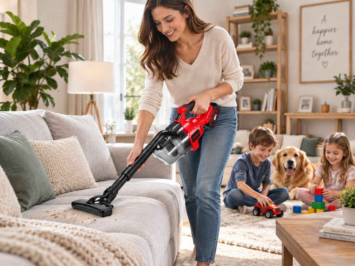 ONEVAN – 18V Cordless Vacuum Cleaner, up to 1000W power