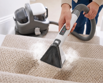 1300 W Carpet and upholstery steam cleaner – 13 kPa suction