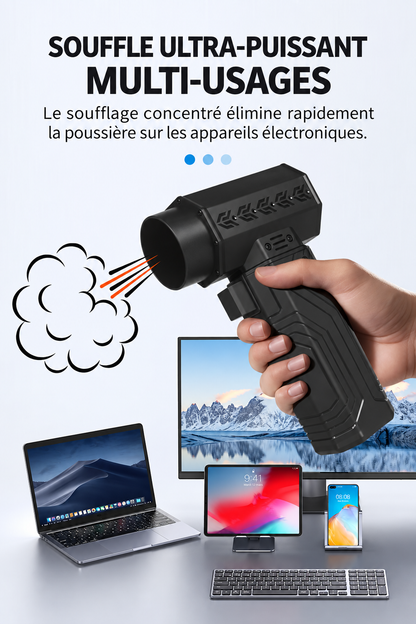 Turbo-Lüfter – Kabelloses Gebläse 420 W, bis zu 70 m/s