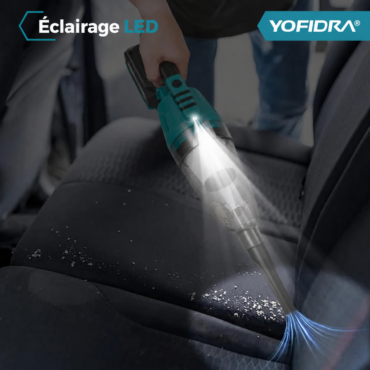 YOFIDRA 4-en-1 – Aspirateur Sans Fil 12 kPa