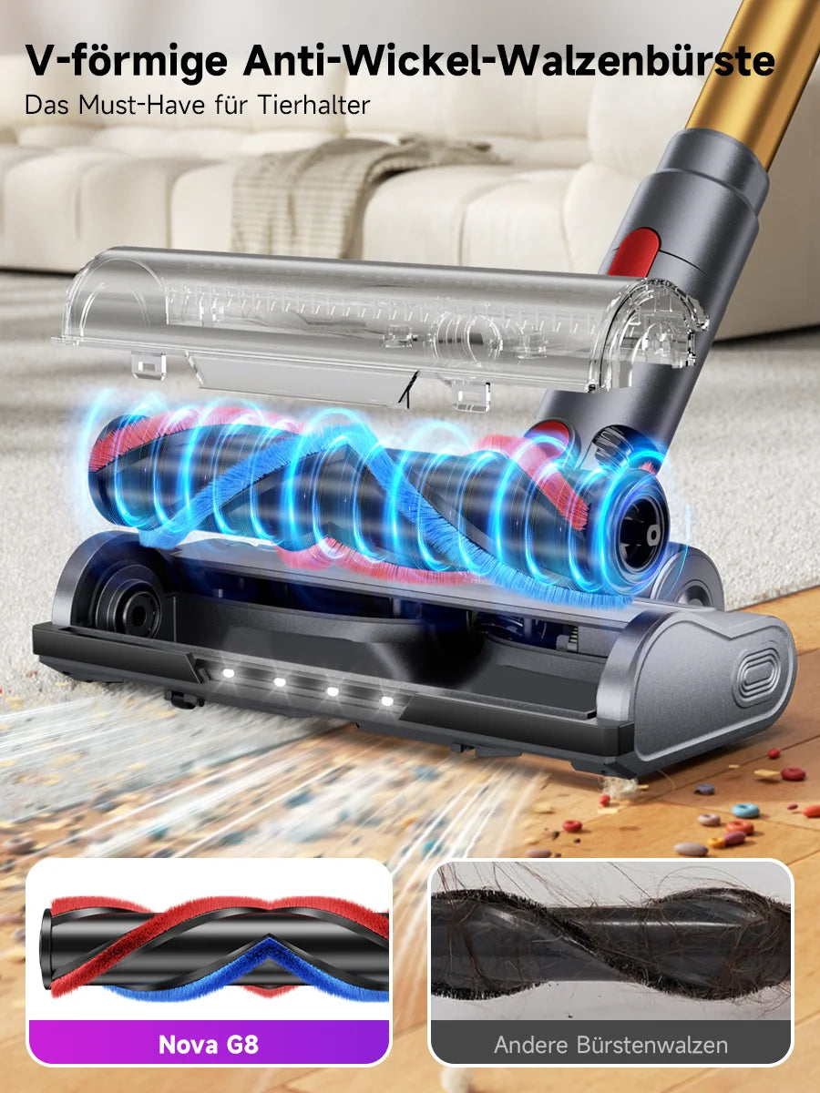 Tdyon Nova – Aspirateur balai sans fil 70 kPa, autonomie jusqu’à 75 min