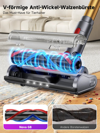 Tdyon Nova – Aspirateur balai sans fil 70 kPa, autonomie jusqu’à 75 min