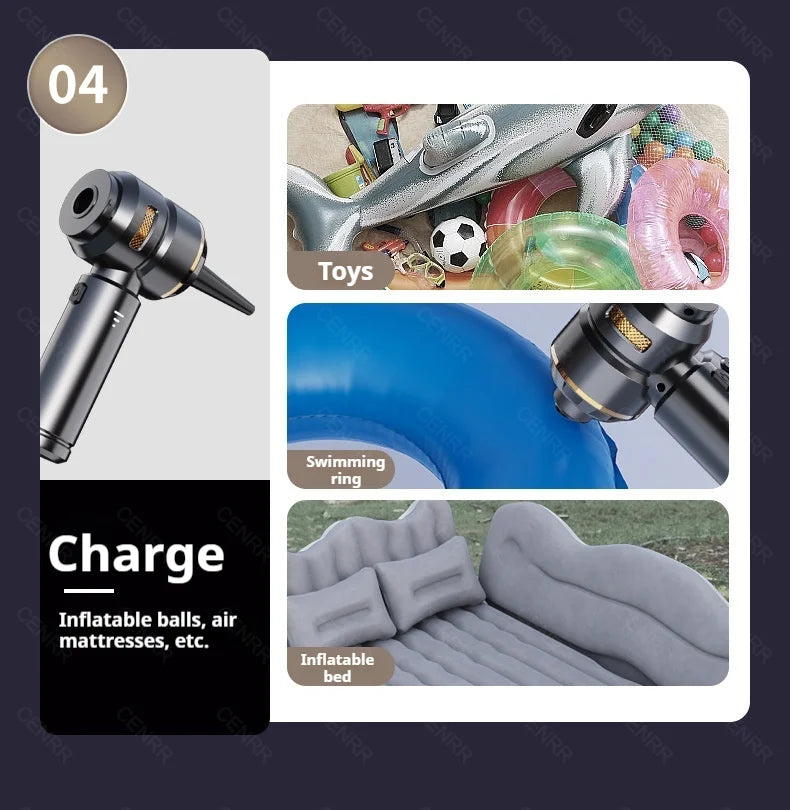 CENRR – Aspirateur Voiture Sans Fil Portable