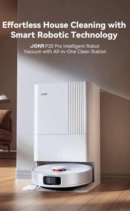 JONR P20 Pro – Robot Aspirateur Laveur avec Station