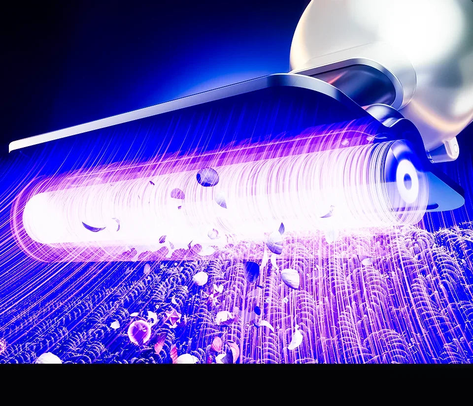 Kabelloser Handstaubsauger – Saug- und Blasfunktion mit LED