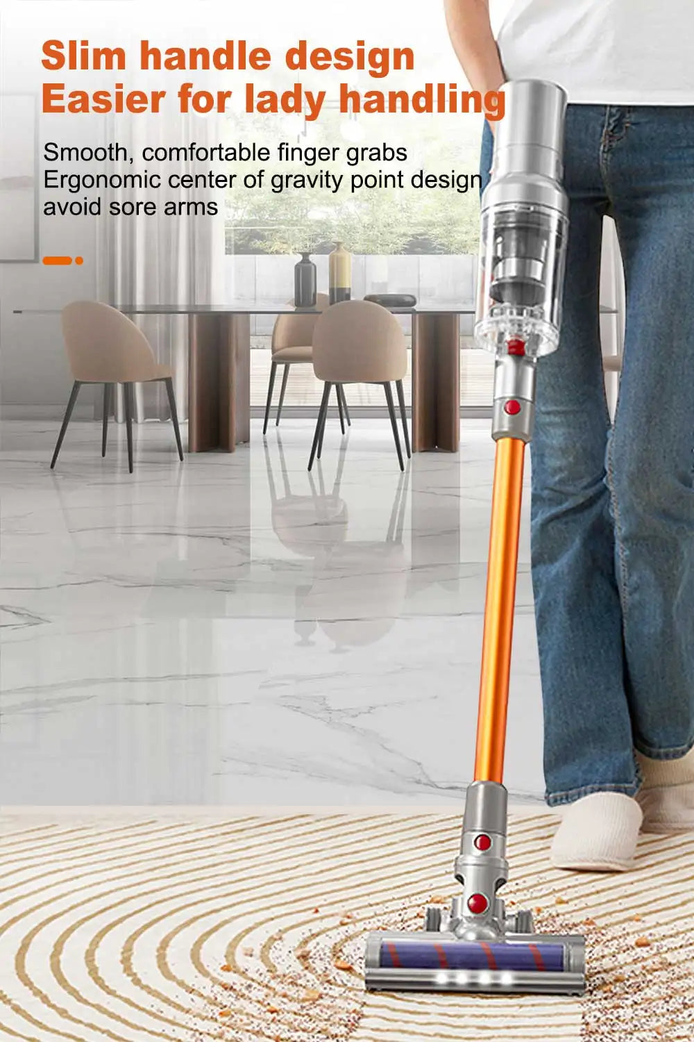 VC205 – Aspirateur Balai Sans Fil 27 kPa