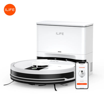 ILIFE A12 Pro – Robot Aspirateur Laveur 3000 Pa avec Station