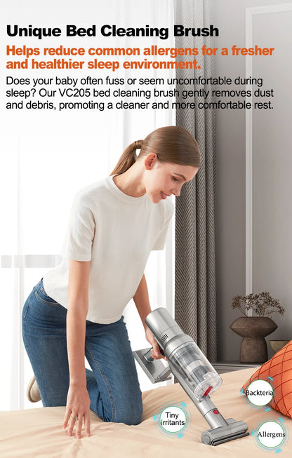 VC205 – Aspirateur Balai Sans Fil 27 kPa