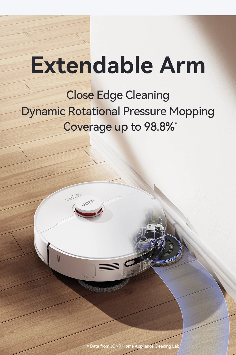 JONR P20 Pro – Robot Aspirateur Laveur avec Station