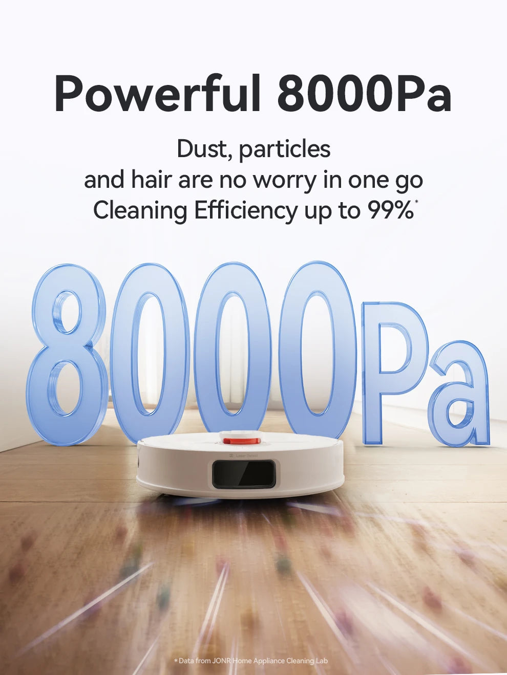 JONR P20 Pro – Robot Aspirateur Laveur avec Station