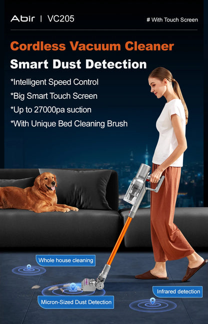 VC205 – Aspirateur Balai Sans Fil 27 kPa