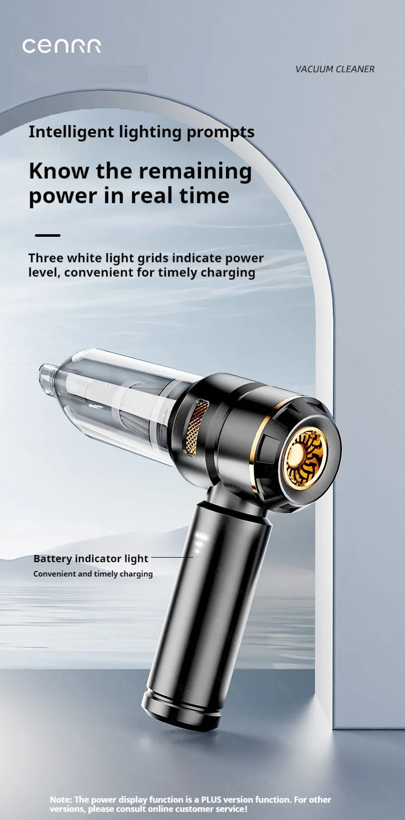 CENRR – Aspirateur Voiture Sans Fil Portable