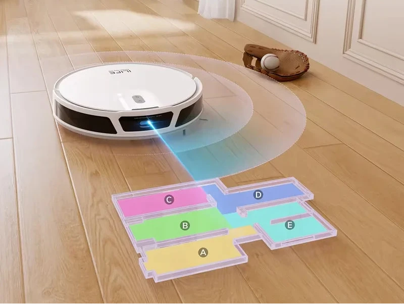 Robot aspirateur laveur 5000 Pa avec navigation SoF LiDAR