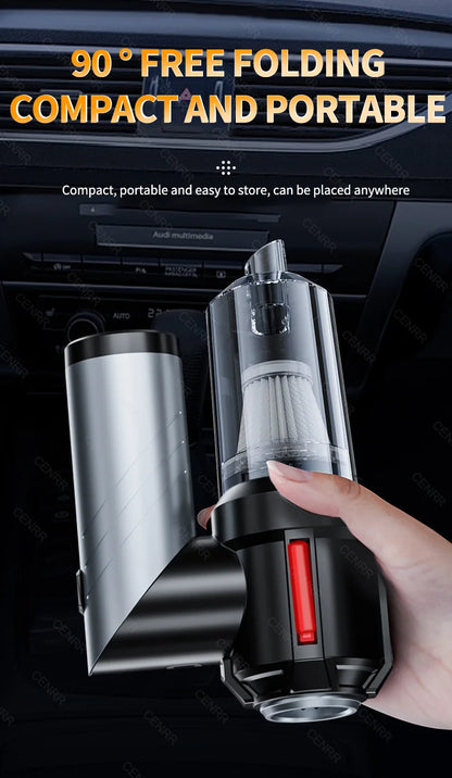 CENRR – Mini Aspirateur Voiture Sans Fil & Souffleur