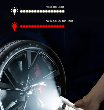 Kabelloser Handstaubsauger – Saug- und Blasfunktion mit LED
