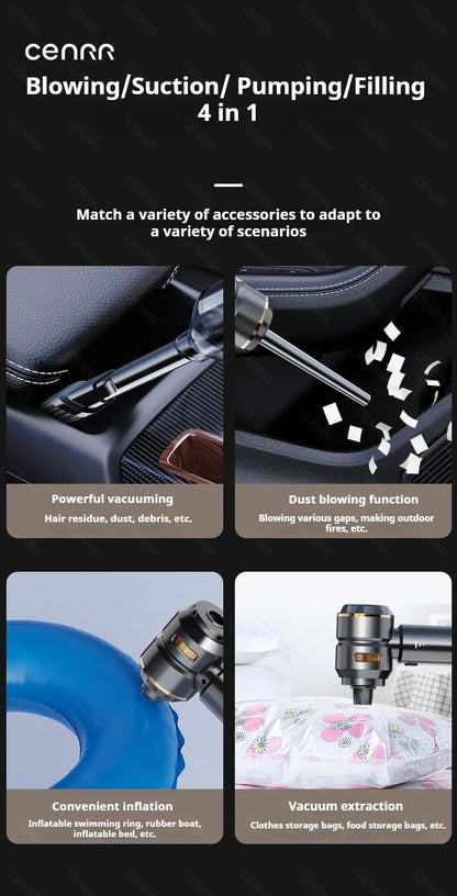 CENRR – Aspirateur Voiture Sans Fil Portable