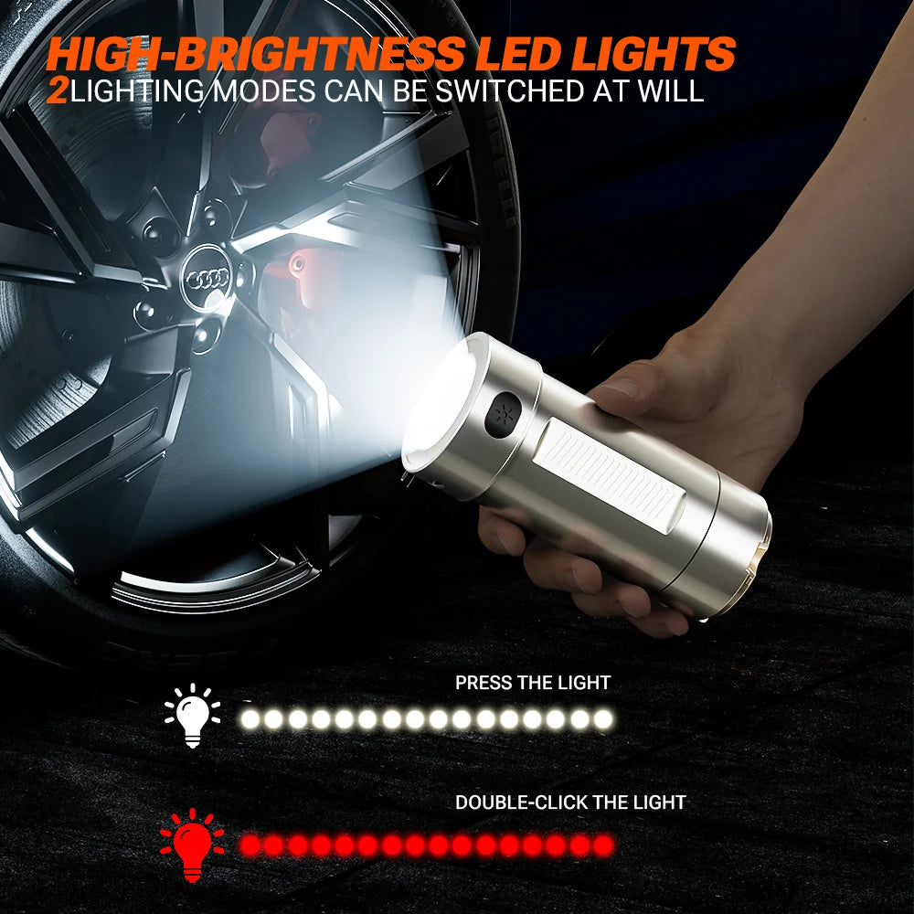Kabelloser Handstaubsauger – Saug- und Blasfunktion mit LED