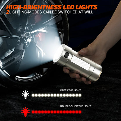 Kabelloser Handstaubsauger – Saug- und Blasfunktion mit LED