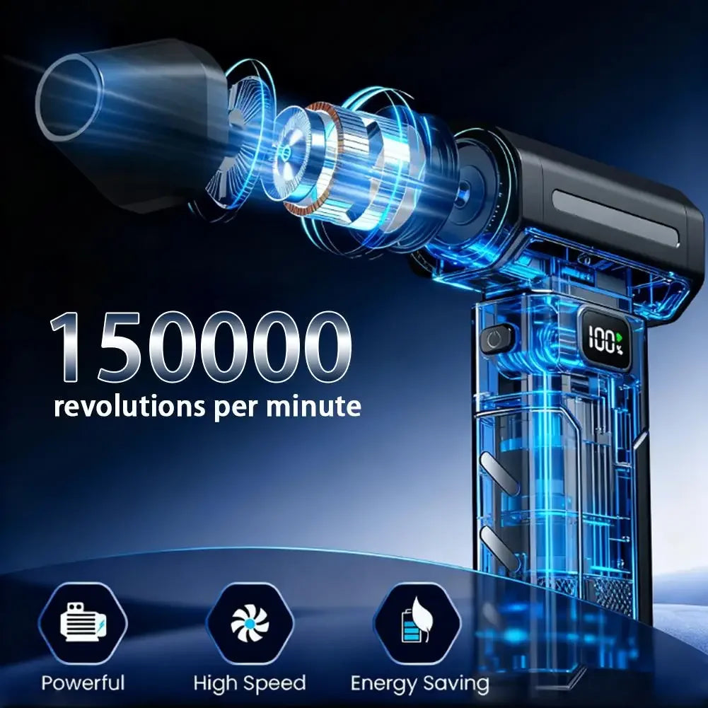 X8 – Souffleur Turbo Sans Fil 150 000 tr/min