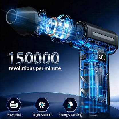 X8 – Souffleur Turbo Sans Fil 150 000 tr/min