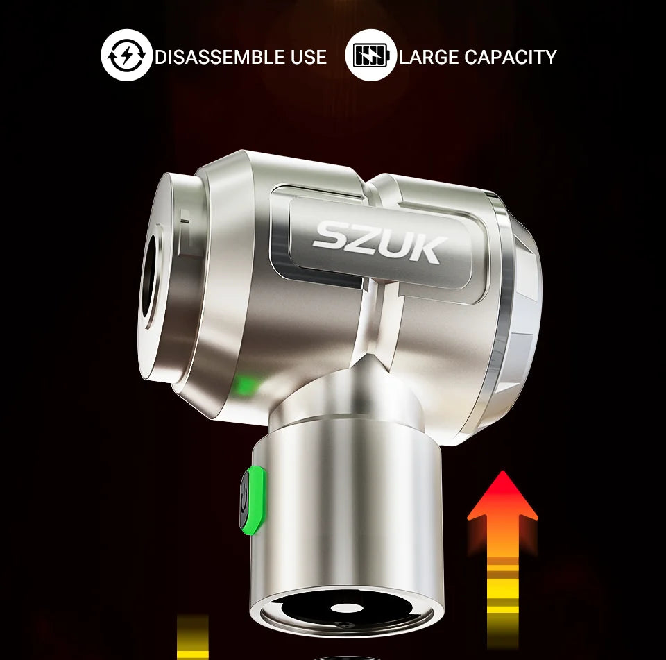 Kabelloser Handstaubsauger – Saug- und Blasfunktion mit LED