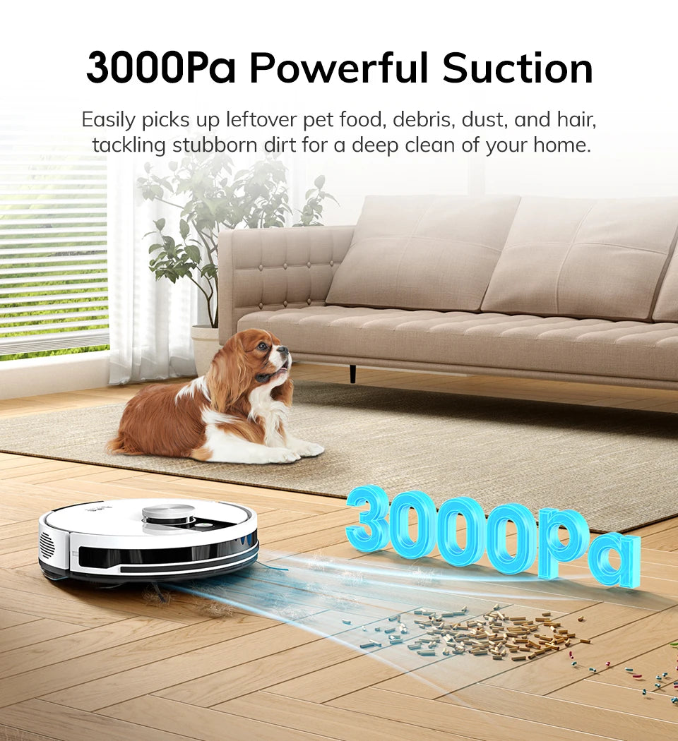 ILIFE A12 Pro – Robot Aspirateur Laveur 3000 Pa avec Station