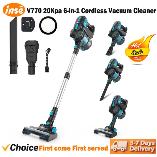 INSE V770 – Aspirateur Balai Sans Fil 20 kPa