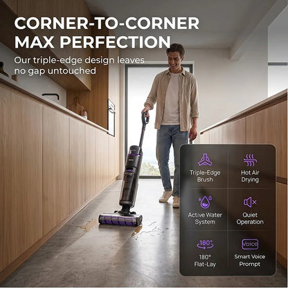 JONR ED12 Pro Max – Aspirateur Laveur Sans Fil 17 kPa