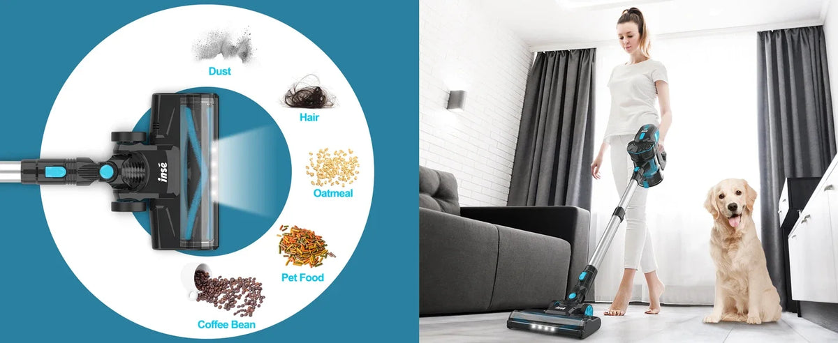 INSE V770 – Aspirateur Balai Sans Fil 20 kPa
