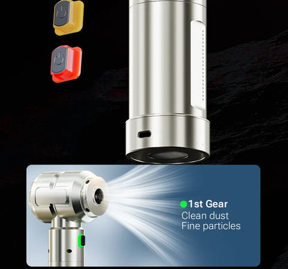 Kabelloser Handstaubsauger – Saug- und Blasfunktion mit LED