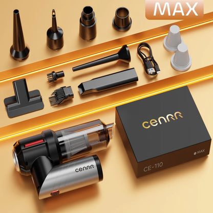 CENRR – Mini Aspirateur Voiture Sans Fil & Souffleur