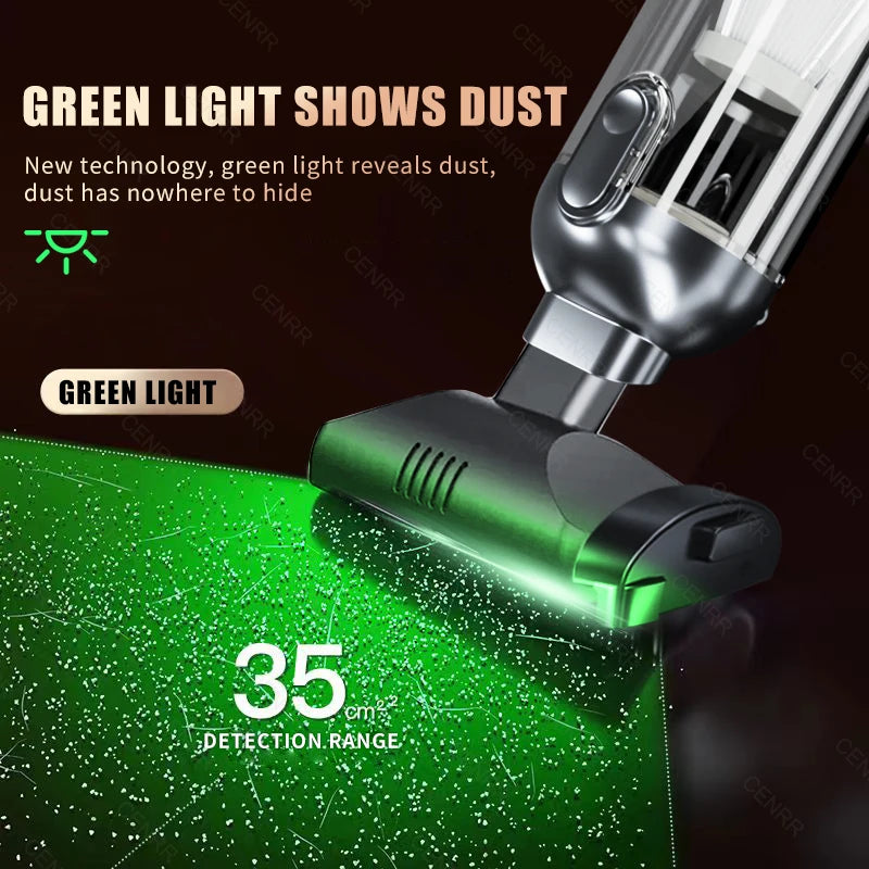 CENRR – Mini Aspirateur Voiture Sans Fil & Souffleur