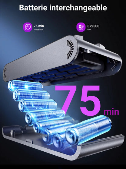Tdyon Nova – Aspirateur balai sans fil 70 kPa, autonomie jusqu’à 75 min