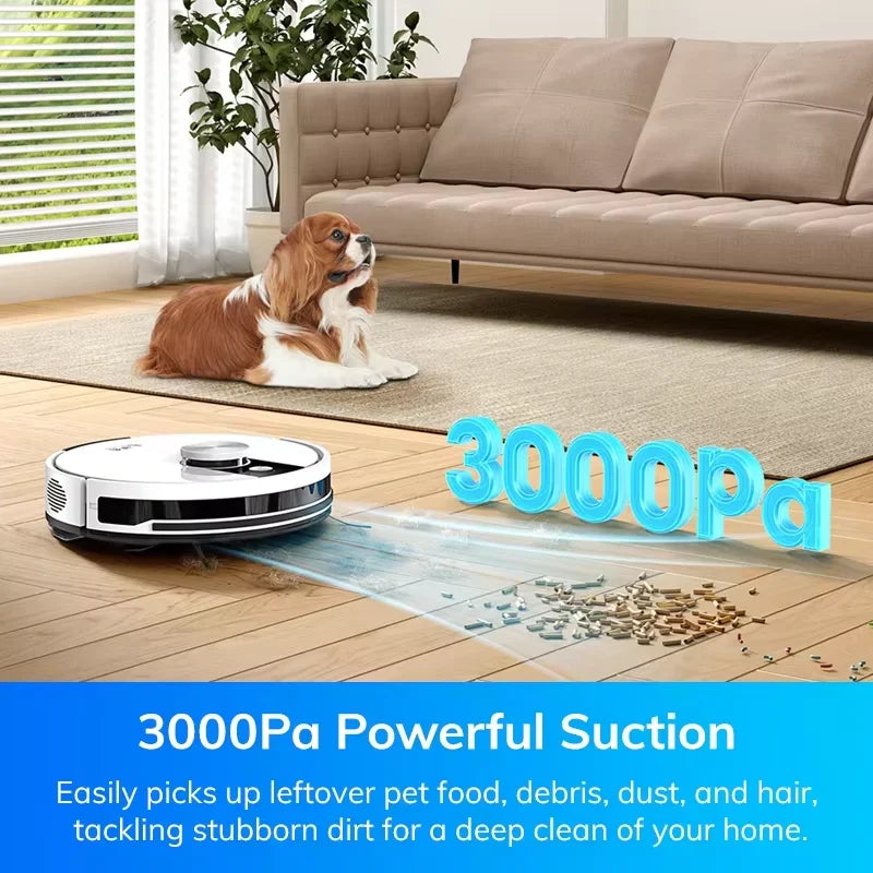 ILIFE A12 Pro – Robot Aspirateur Laveur 3000 Pa avec Station
