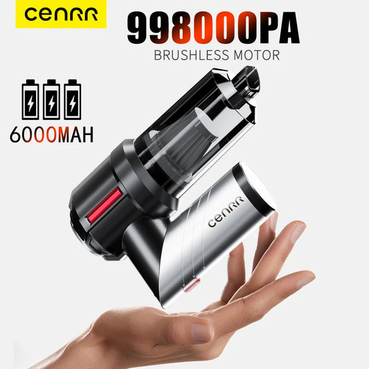 CENRR – Mini Aspirateur Voiture Sans Fil & Souffleur
