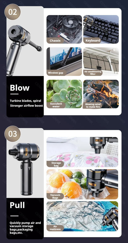 CENRR – Aspirateur Voiture Sans Fil Portable