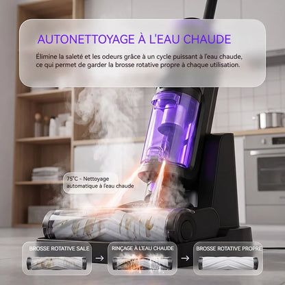 JONR ED12 Pro Max – Aspirateur Laveur Sans Fil 17 kPa