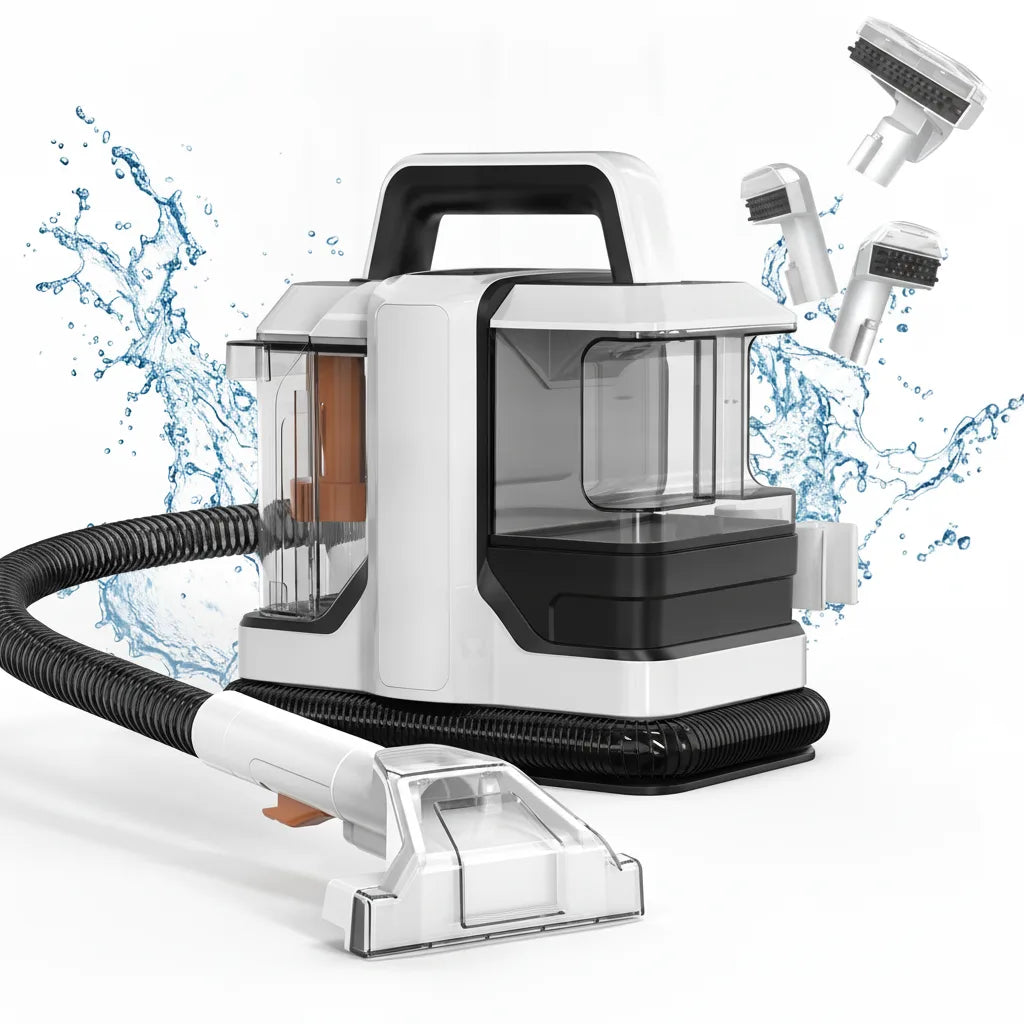 Nettoyeur Tapis Portatif 750W : Anti-Taches & Poils