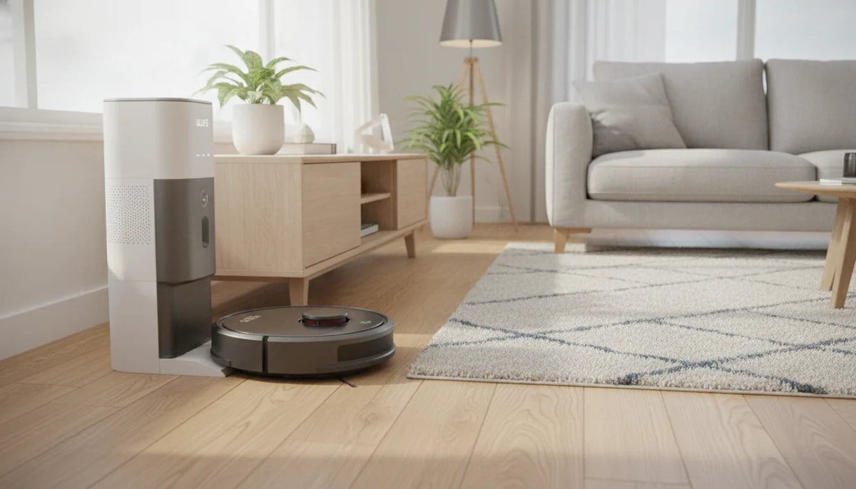 ILIFE T20s Ultra – robot aspirateur avec station d’auto-vidage