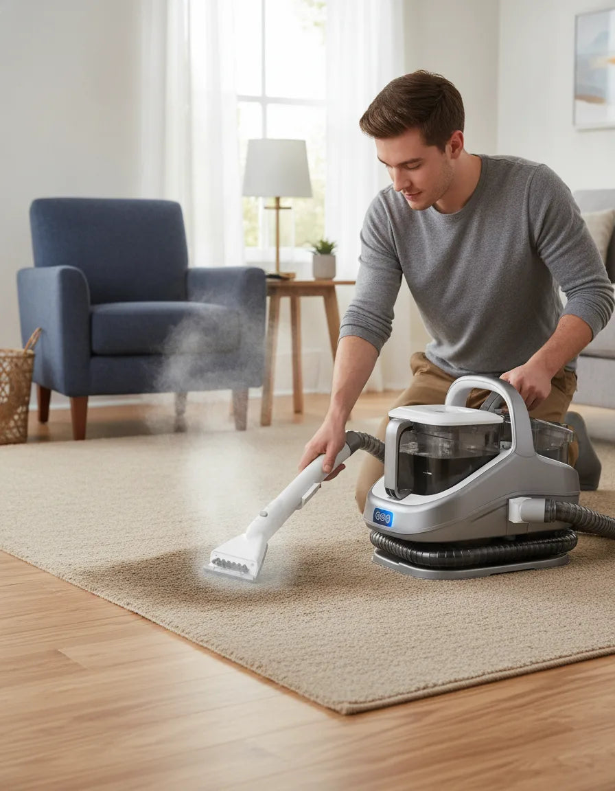 Nettoyeur vapeur pour tapis et textiles