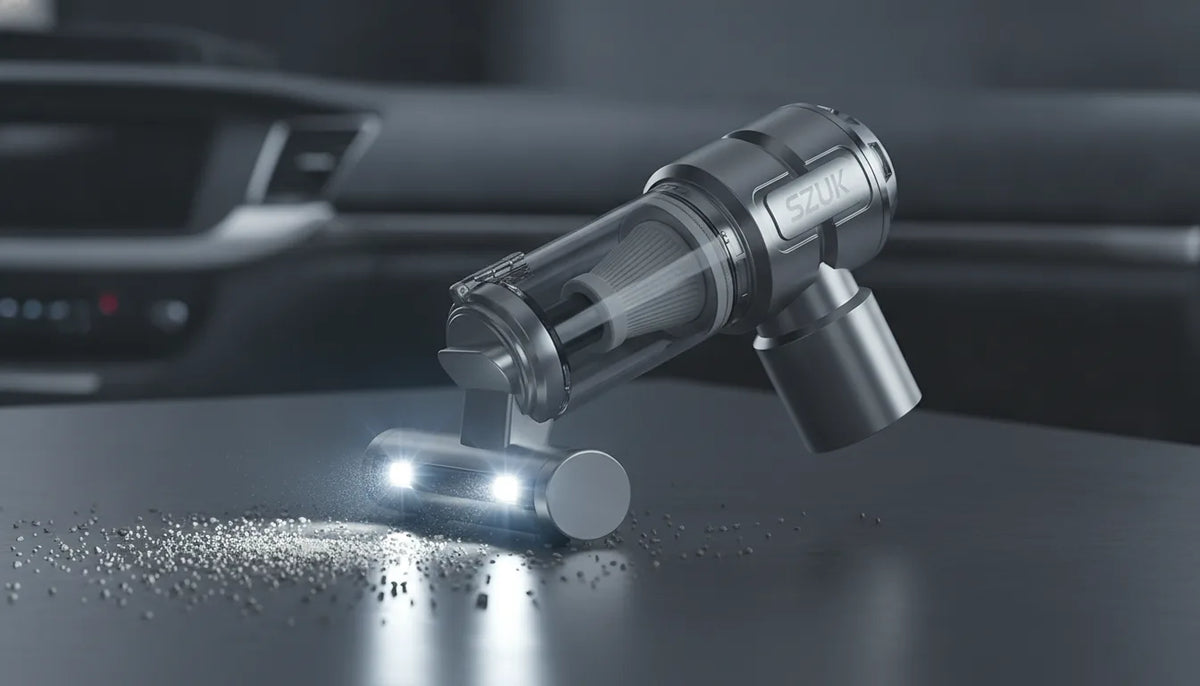 SZUK – mini aspirateur et souffleur sans fil LED