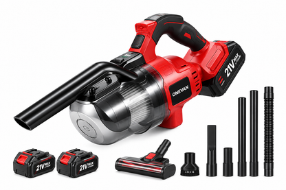 ONEVAN 6-en-1 – aspirateur sans fil sur fond blanc